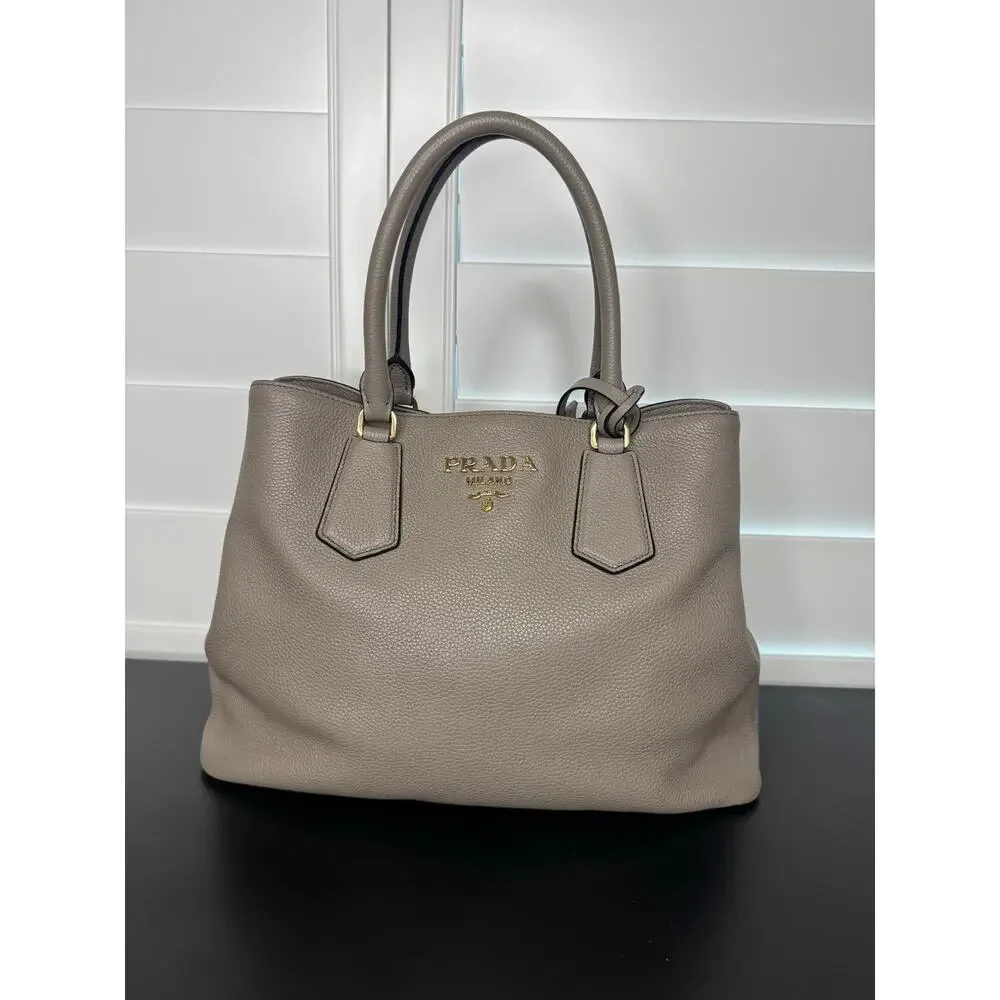 Prada | Vitello Daino Leather Handbag